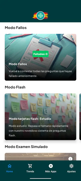 Tarjetas de Modo Fallos y Modo Flash.